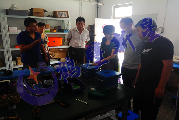 河南神火集团领导考察星空体育智能主机